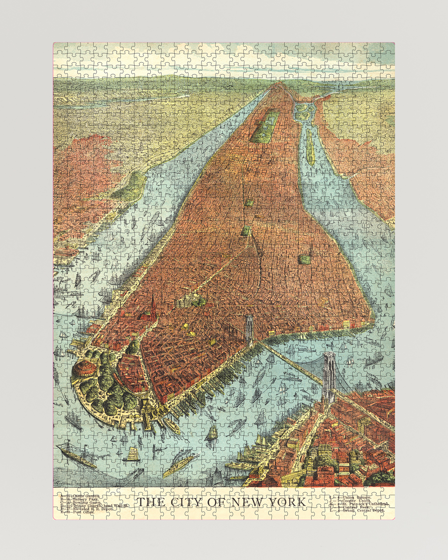 Herren |  | New Mags | John Derian-The City of New York 750 Pieces Puzzle 