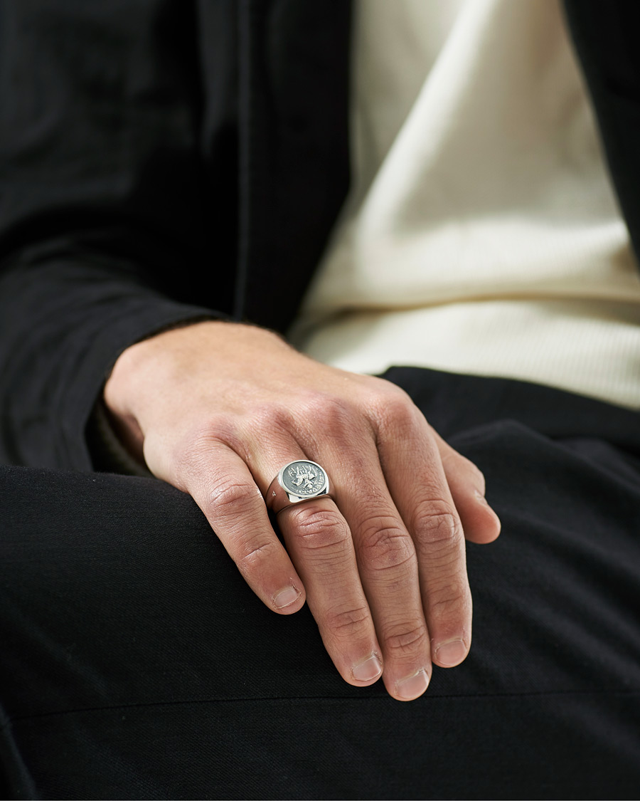 Herren | Tom Wood Coin Ring Silver | Tom Wood | Coin Ring Silver