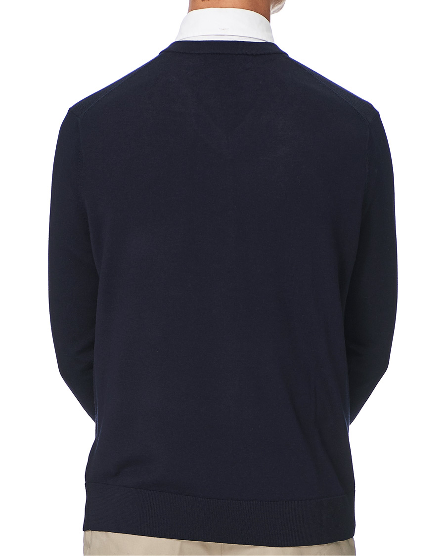 Herren | Pullover | Brooks Brothers | Washable Merino Wool V-Neck Navy
