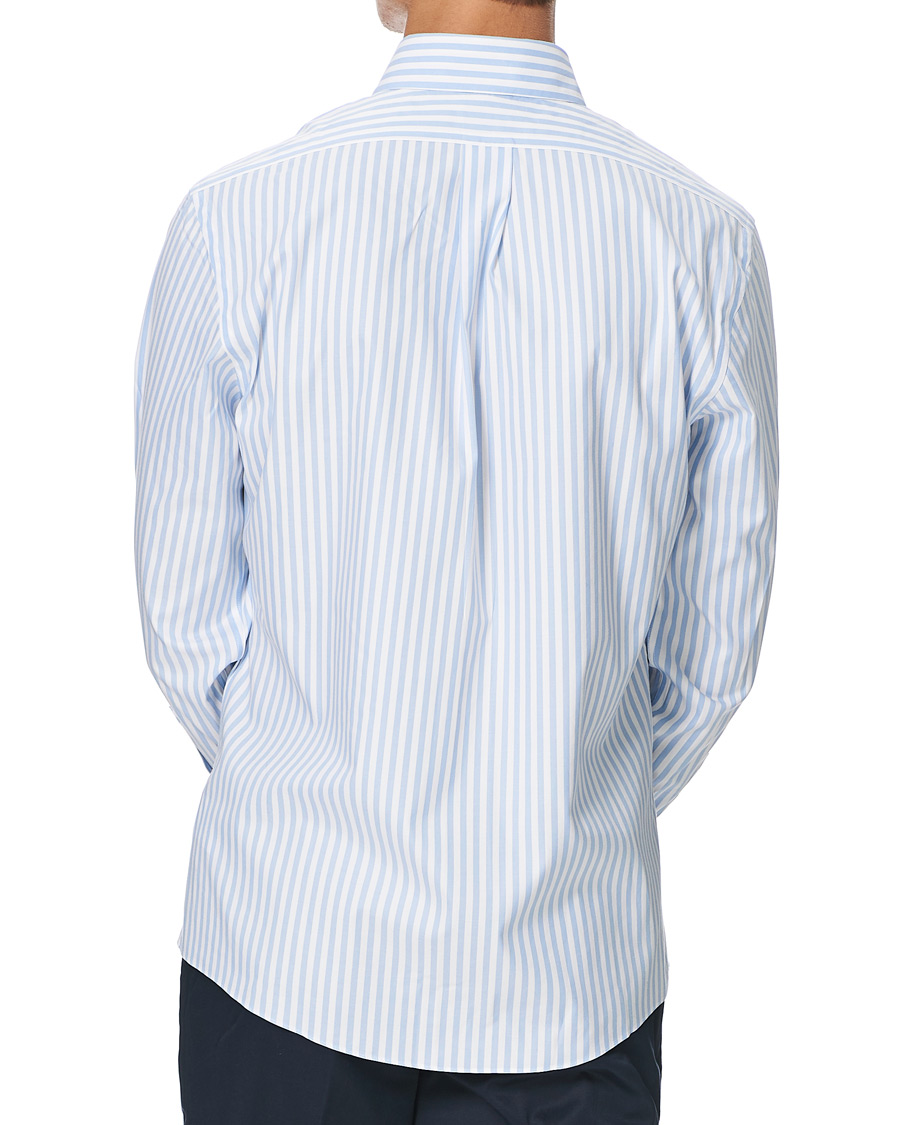 Herren | Hemden | Brooks Brothers | Regent Fit Oxford Pinpoint Shirt Light Blue Stripe
