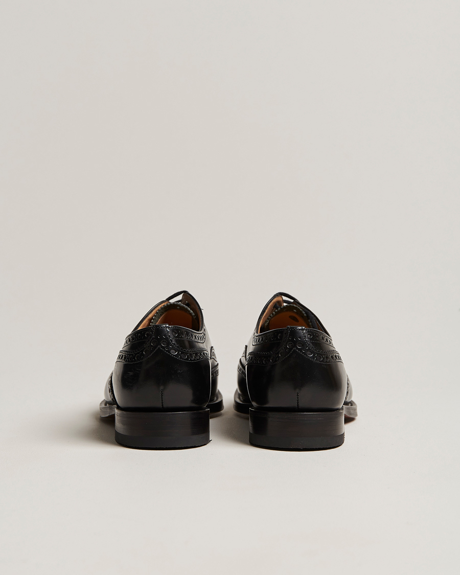 Herren | Church's Burwood Polished Binder Brogue Black | Church's | Burwood Polished Binder Brogue Black