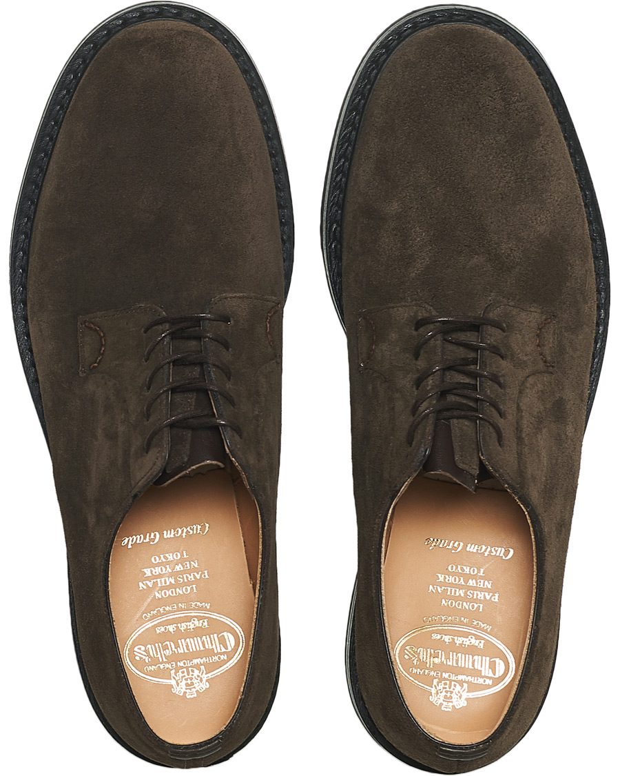 Herren | Church's Shannon Suede Derby Brown | Church's | Shannon Suede Derby Brown