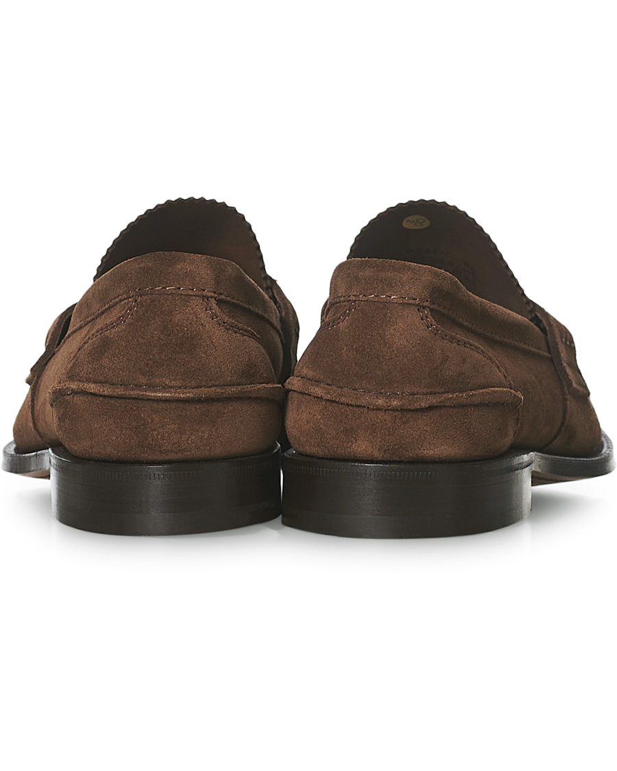 Herren | Church's Pembrey Suede Penny Loafers Sigar Brown | Church's | Pembrey Suede Penny Loafers Sigar Brown