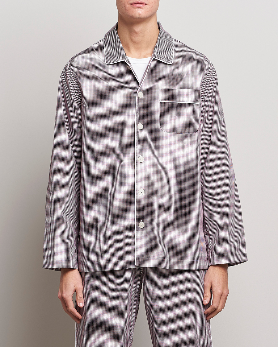 Herren | | Nufferton | Alf Checked Pyjama Set Brown/White