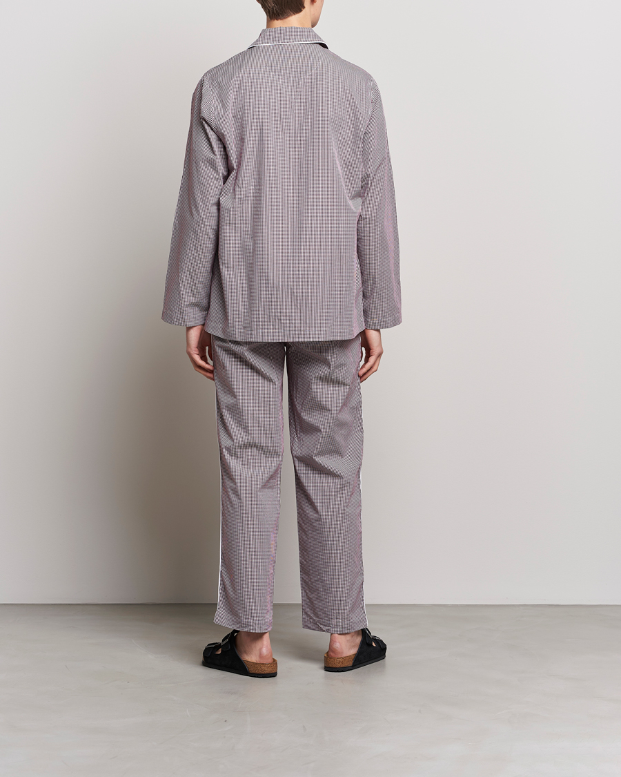 Herren | Schlafanzüge & Bademäntel | Nufferton | Alf Checked Pyjama Set Brown/White