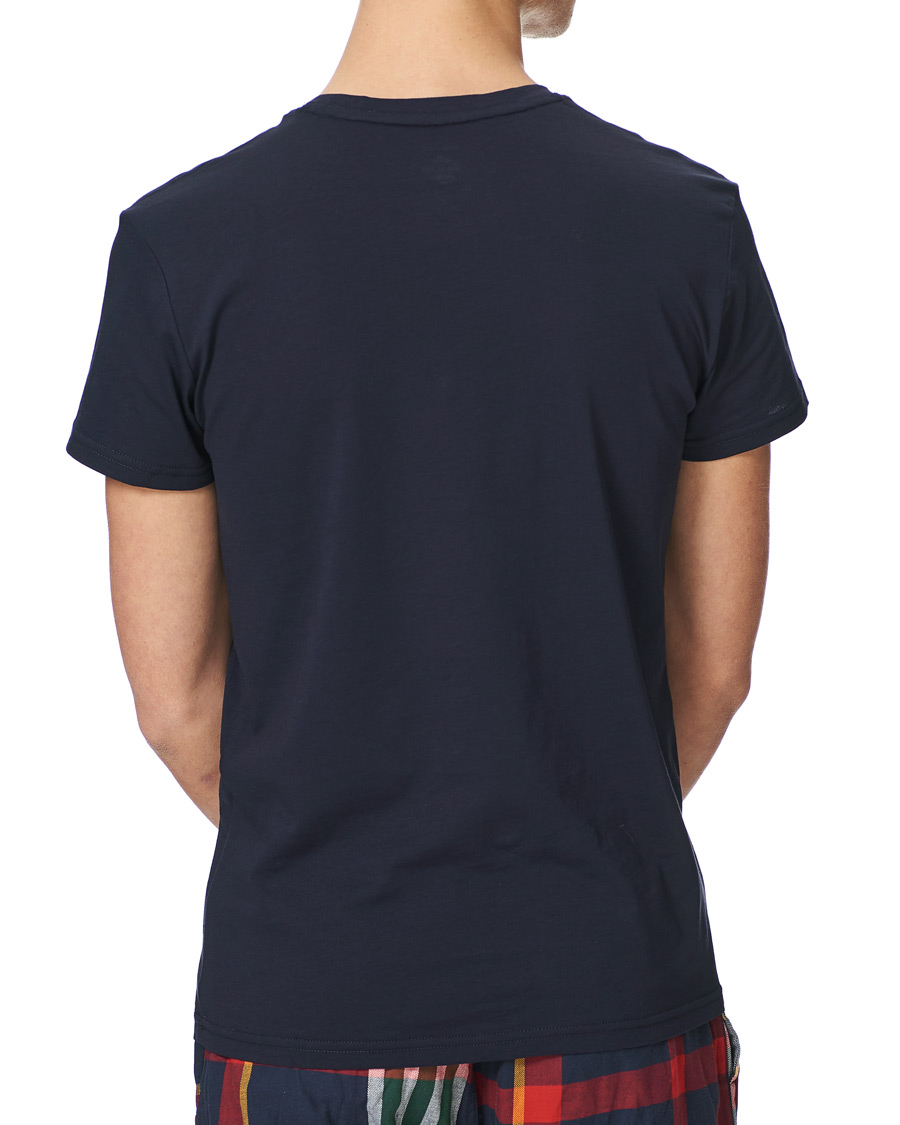 Herren | Schlafanzüge & Bademäntel | GANT | Tartan Flannel T-shirt Pyjama Set Evening Blue
