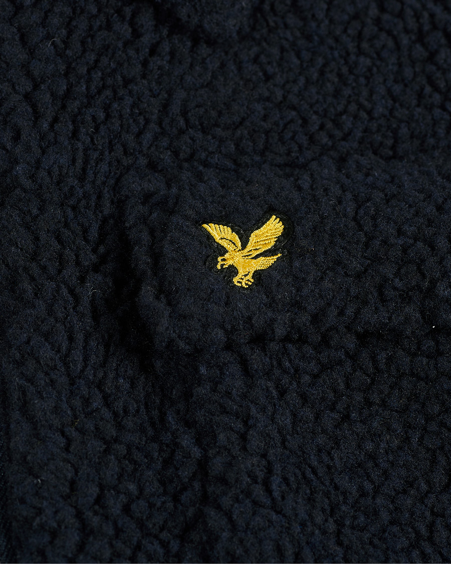 Herren | Jacken | Lyle & Scott | Collared Pile Jacket Dark Navy