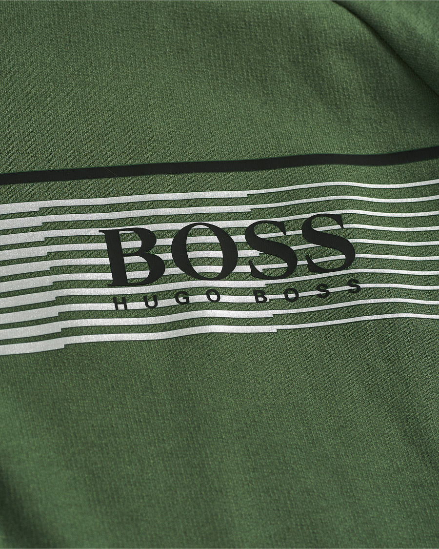 Herren | Pullover | BOSS BLACK | BOSS Authentic Full Zip Hoodie Green