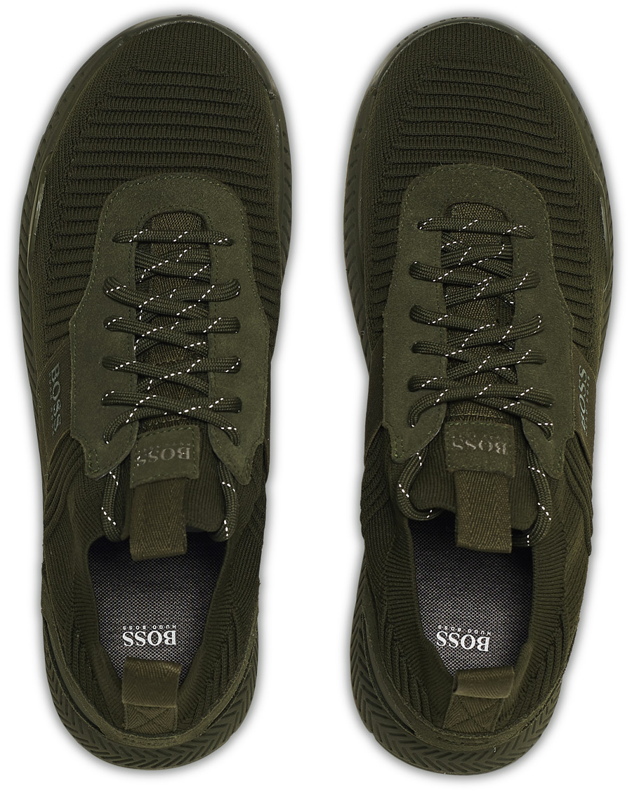 Herren | BOSS Titanium Running Sneaker Dark Green | BOSS BLACK | BOSS Titanium Running Sneaker Dark Green