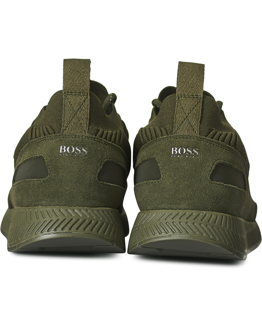 Herren | BOSS Titanium Running Sneaker Dark Green | BOSS BLACK | BOSS Titanium Running Sneaker Dark Green