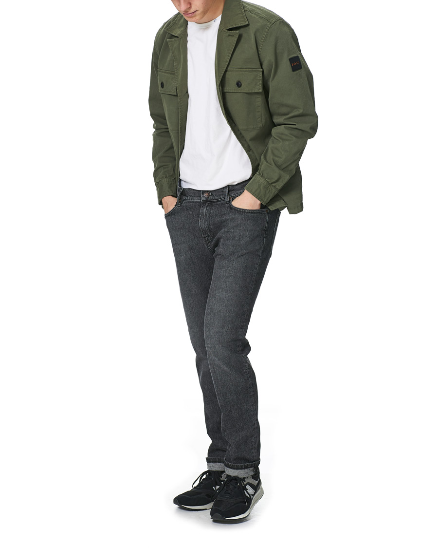 Herren | Hemden | BOSS ORANGE | BOSS Casual Leasy Pocket Overshirt Open Green