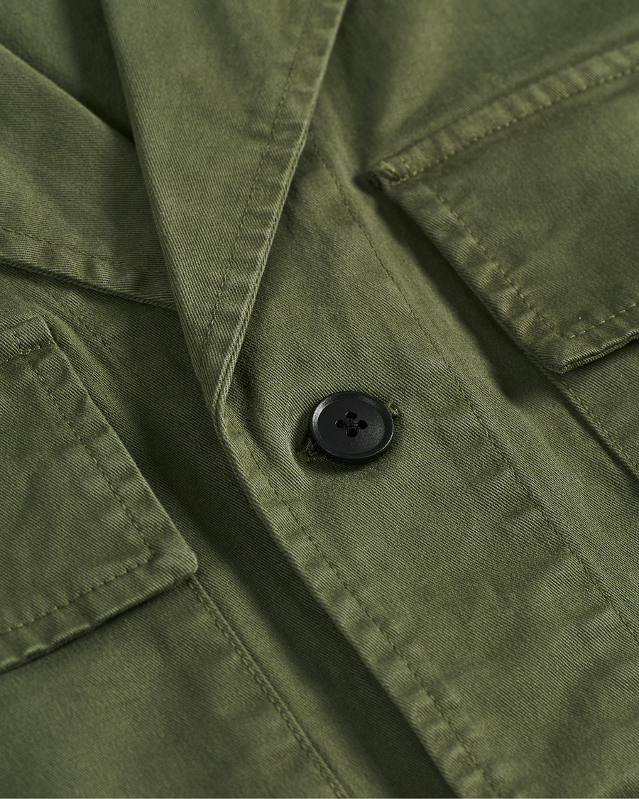 Herren | Hemden | BOSS ORANGE | BOSS Casual Leasy Pocket Overshirt Open Green