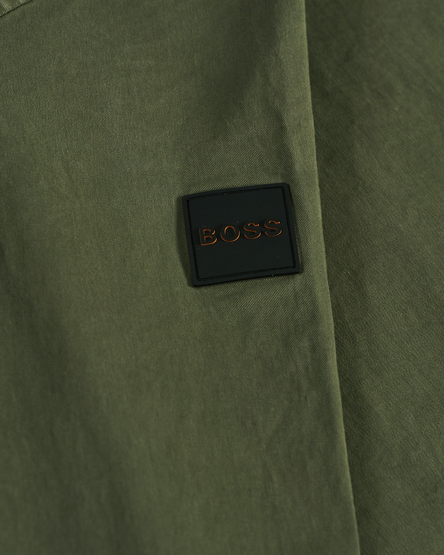 Herren | Hemden | BOSS ORANGE | BOSS Casual Leasy Pocket Overshirt Open Green