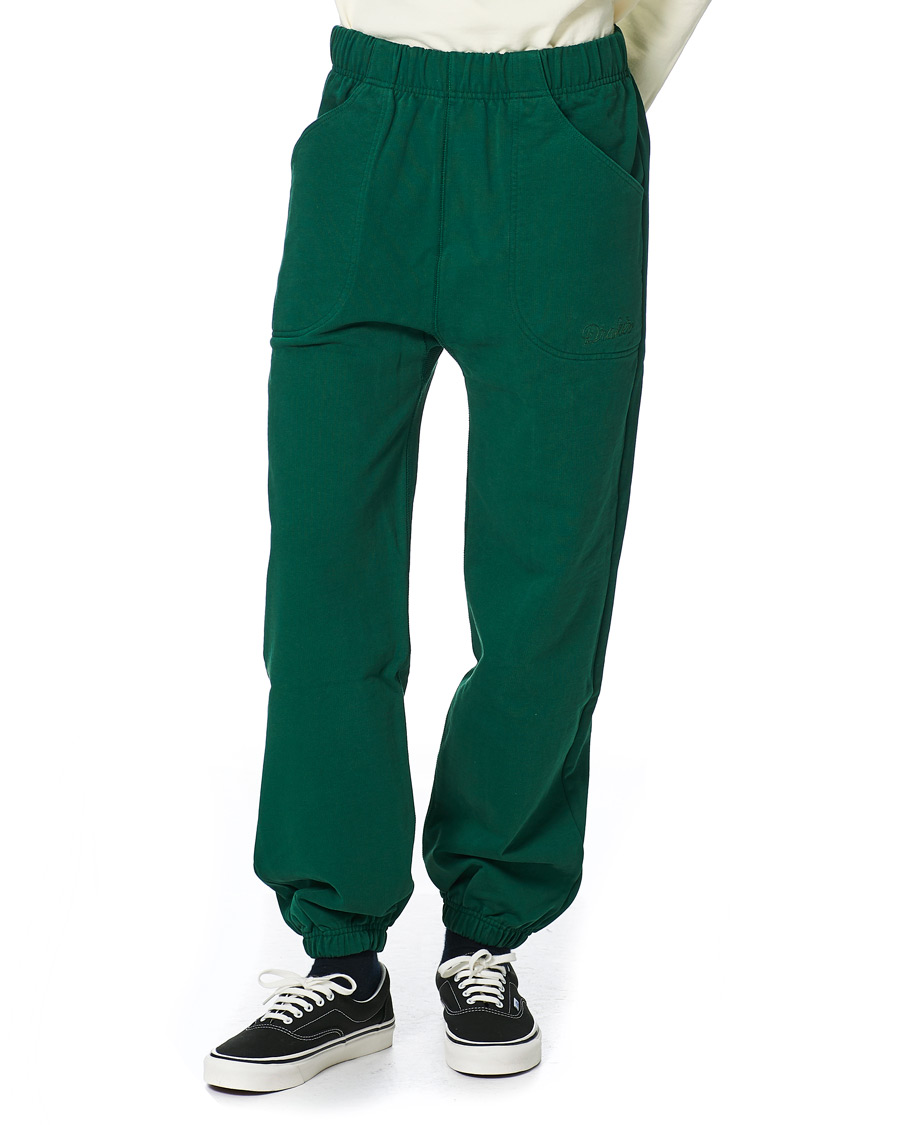 Herren | Hosen | Drake's | Cotton Jogging Bottoms Green