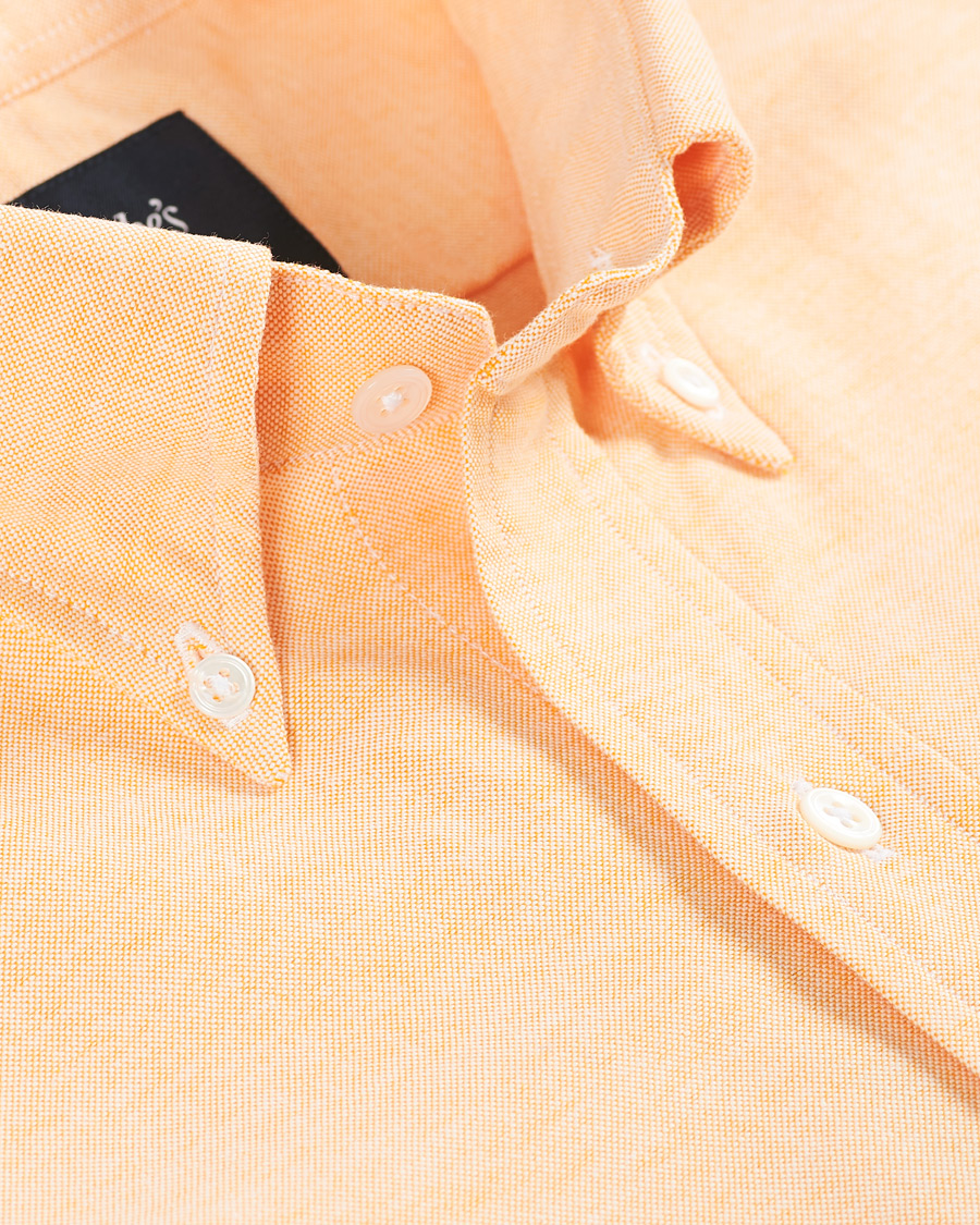 Herren | Hemden | Drake's | Button Down Oxford Shirt Orange