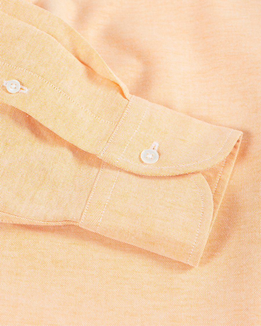 Herren | Hemden | Drake's | Button Down Oxford Shirt Orange