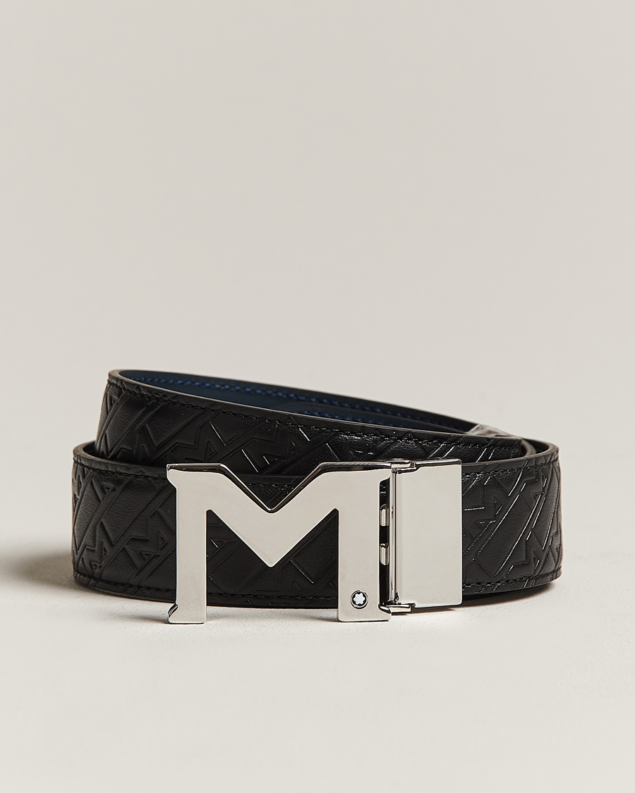 Herren | | Montblanc | Reversible Belt 35mm Ultra Black/Blue