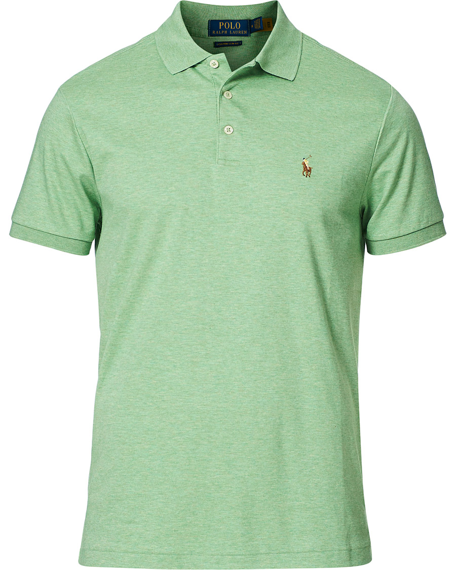 Herren | Poloshirts | Polo Ralph Lauren | Luxury Pima Cotton Polo Outback Green Heather