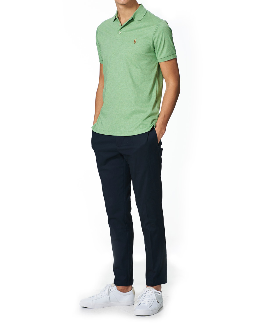 Herren | Poloshirts | Polo Ralph Lauren | Luxury Pima Cotton Polo Outback Green Heather