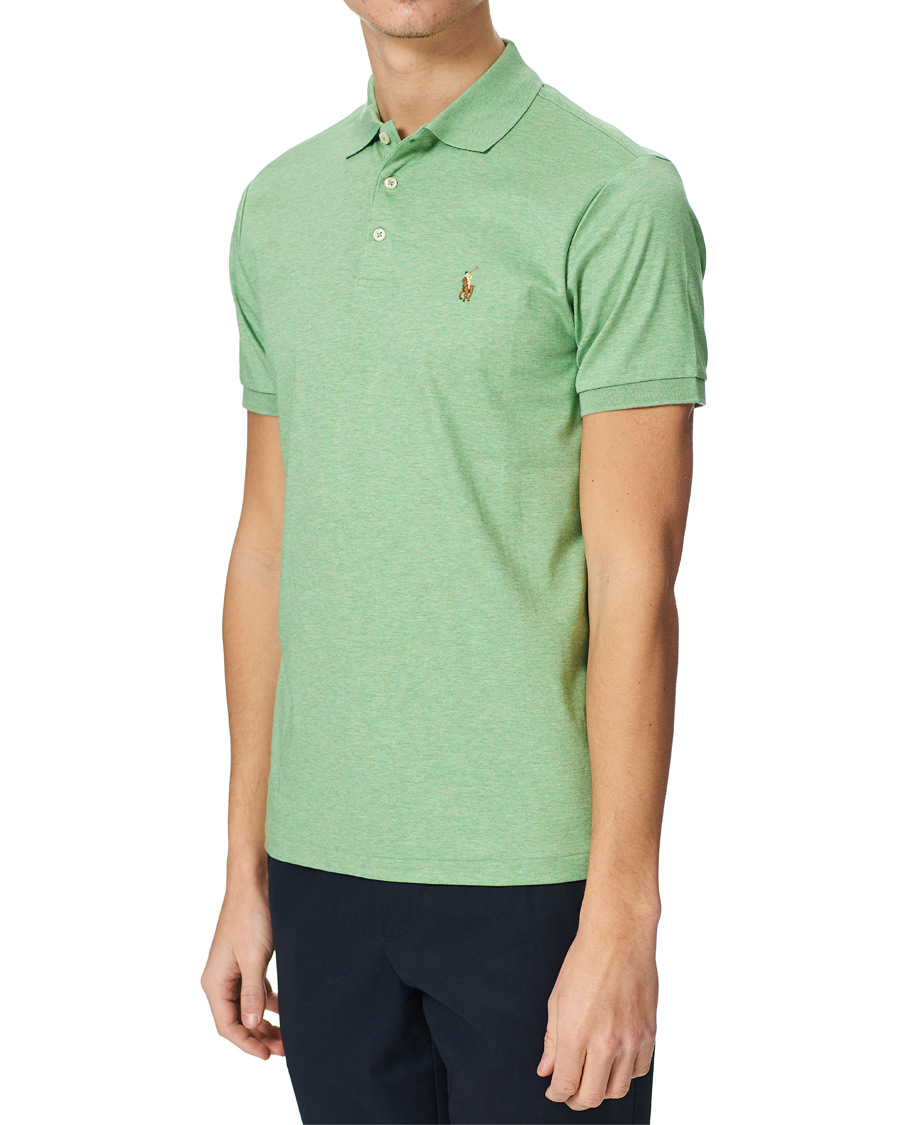 Herren | Poloshirts | Polo Ralph Lauren | Luxury Pima Cotton Polo Outback Green Heather