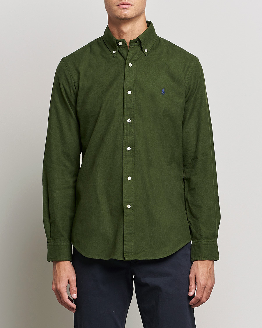 Herren |  | Polo Ralph Lauren | Brushed Flannel Shirt Classic Drab