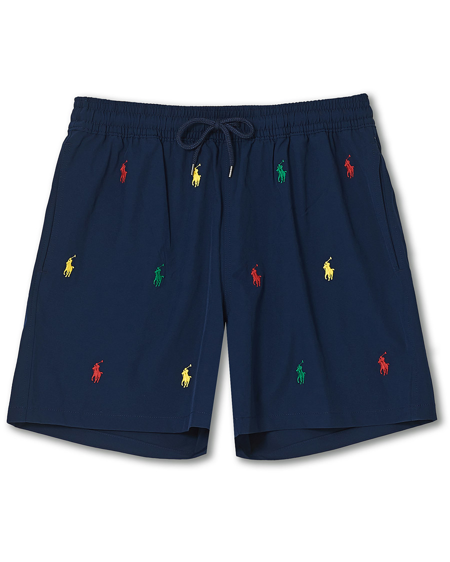 Herren | Badehosen | Polo Ralph Lauren | Traveller Printer Pony Swim Shorts Newport Navy