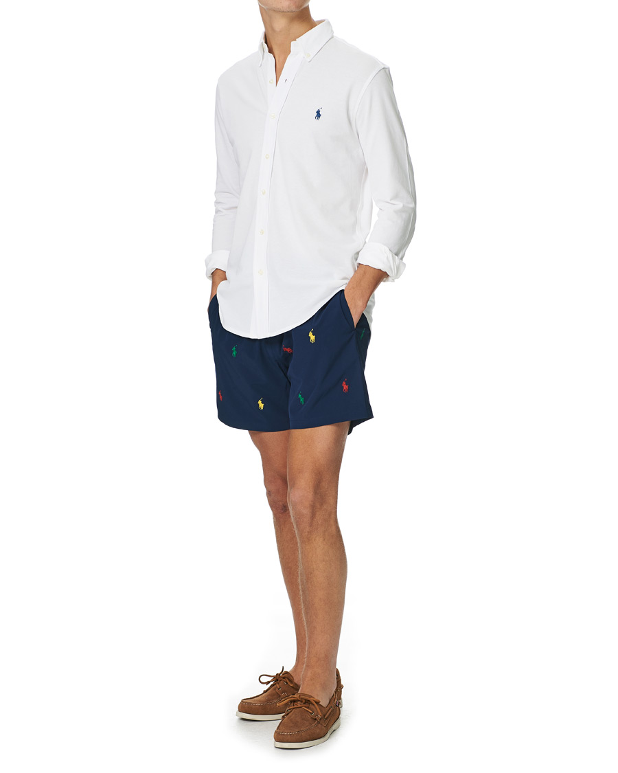 Herren | Badehosen | Polo Ralph Lauren | Traveller Printer Pony Swim Shorts Newport Navy