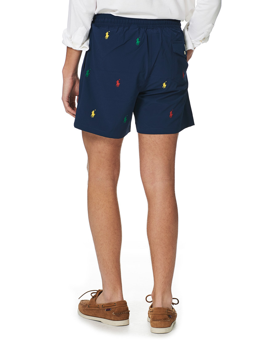 Herren | Badehosen | Polo Ralph Lauren | Traveller Printer Pony Swim Shorts Newport Navy