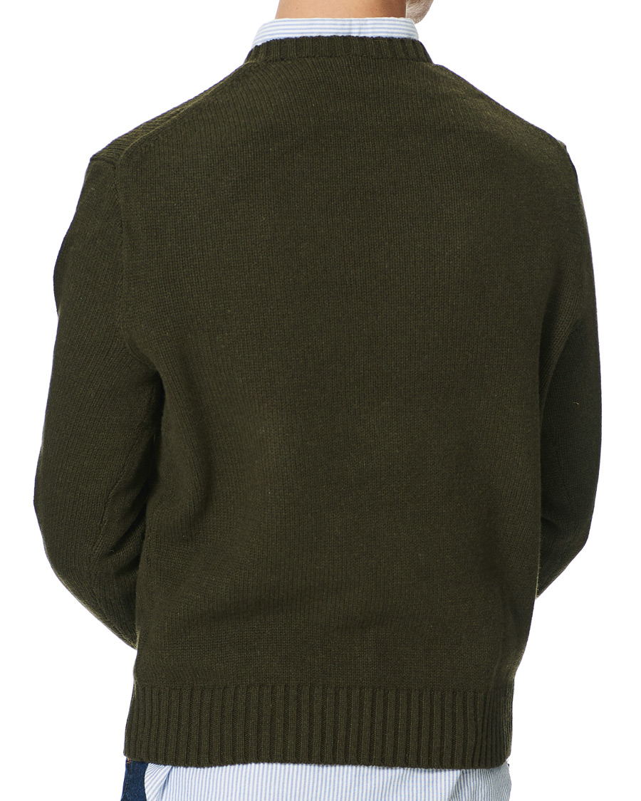 Herren | Pullover | Polo Ralph Lauren | Wool Knitted Bear Sweater Olive