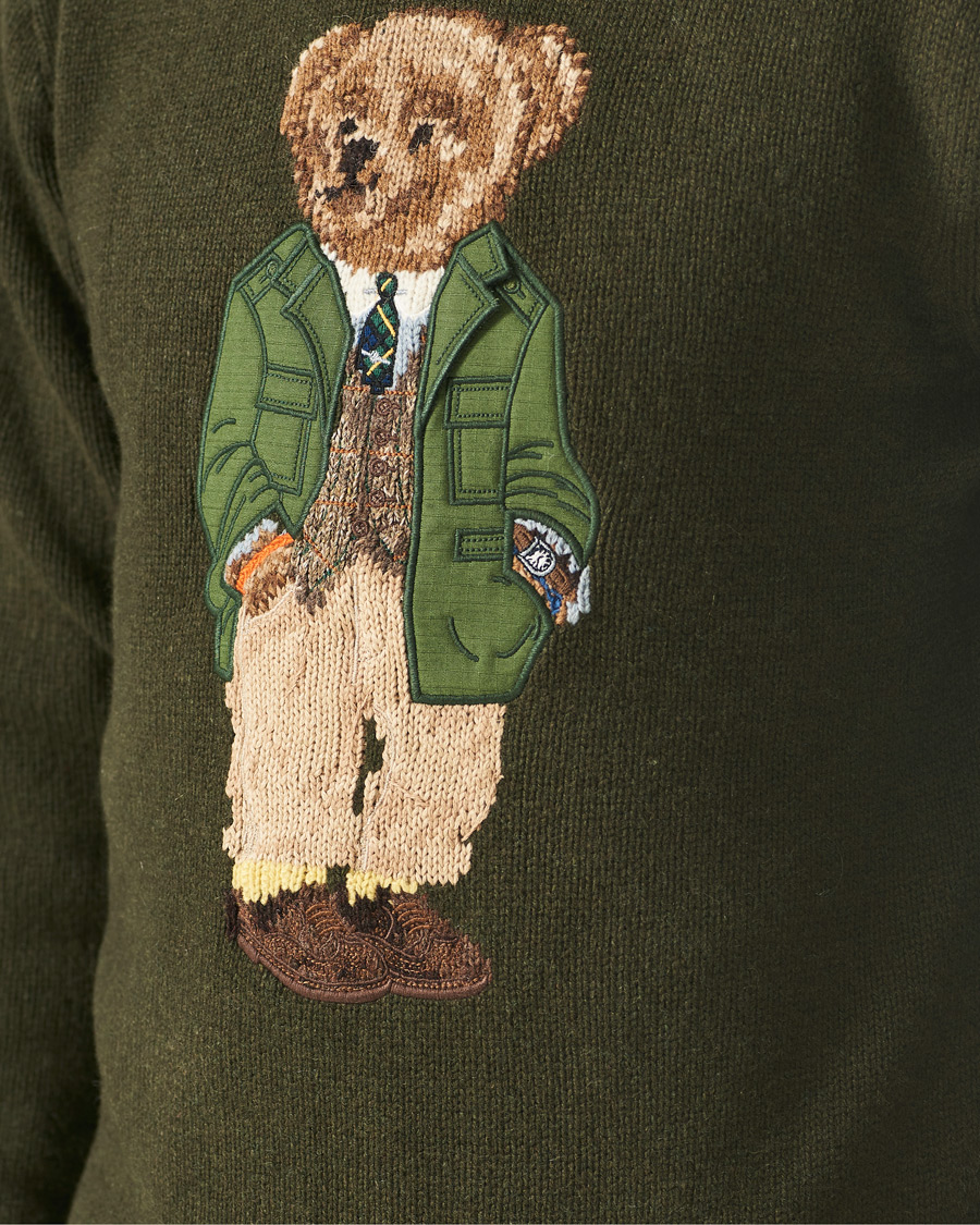 Herren | Pullover | Polo Ralph Lauren | Wool Knitted Bear Sweater Olive