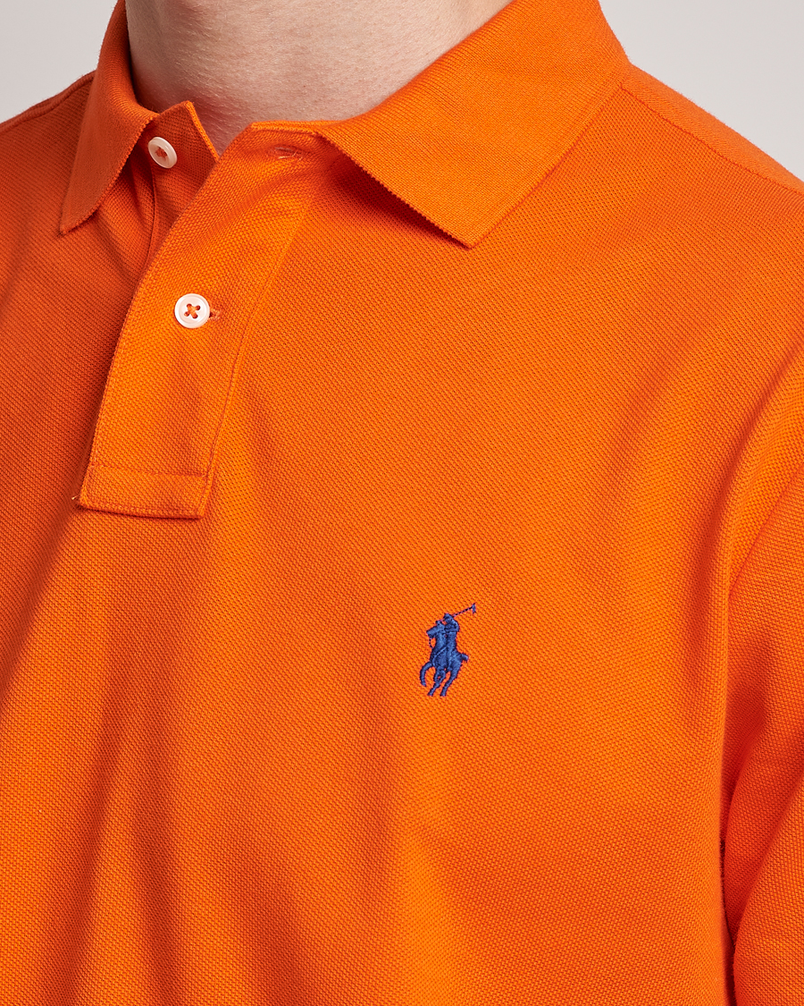 Herren | Poloshirts | Polo Ralph Lauren | Custom Slim Fit Polo Sailing Orange