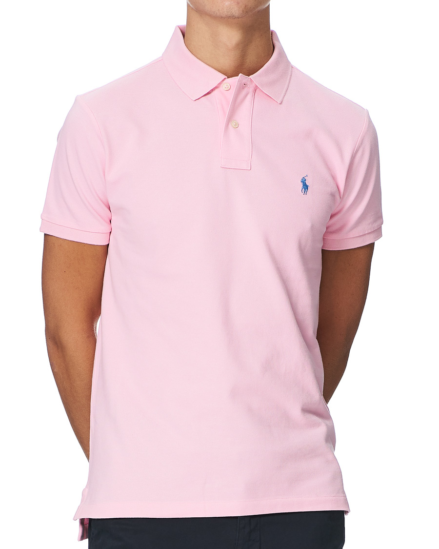 Herren | Poloshirts | Polo Ralph Lauren | Custom Slim Fit Polo Carmel Pink
