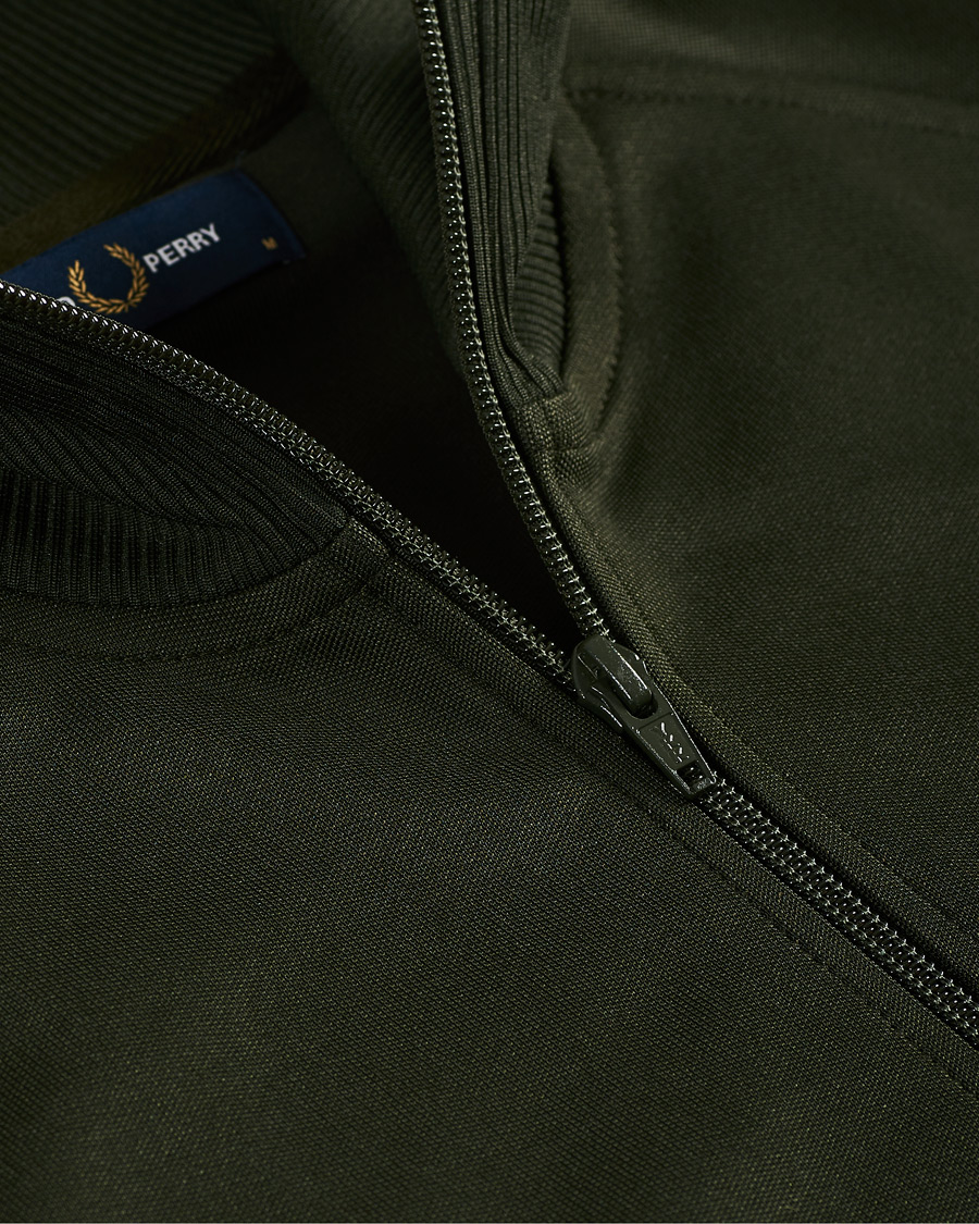 Herren | Pullover | Fred Perry | Gold Taped Track Jacket Green