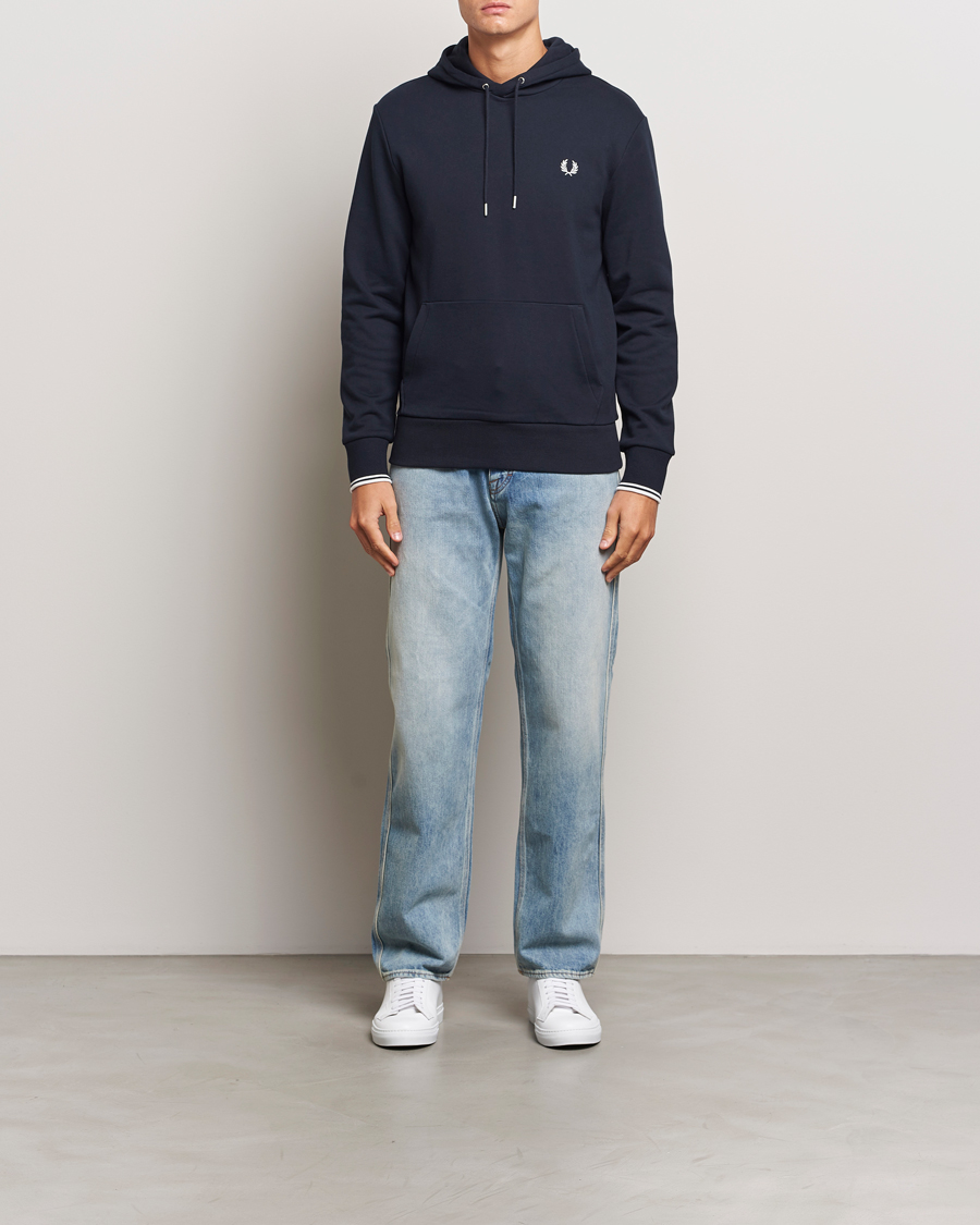 Herren | Pullover | Fred Perry | Tipped Hoodie Navy