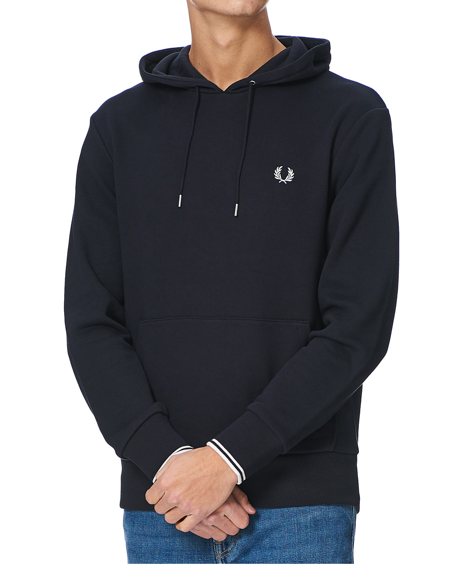 Herren | Fred Perry | Fred Perry | Tipped Hooded Sweatshirt Navy
