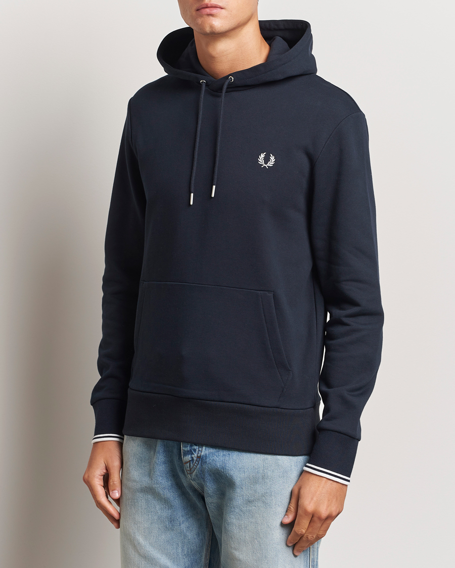 Herren | Pullover | Fred Perry | Tipped Hoodie Navy