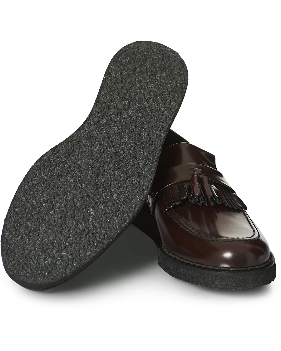 Herren | Fred Perry George Cox Tassel Loafers Oxblood | Fred Perry | George Cox Tassel Loafers Oxblood