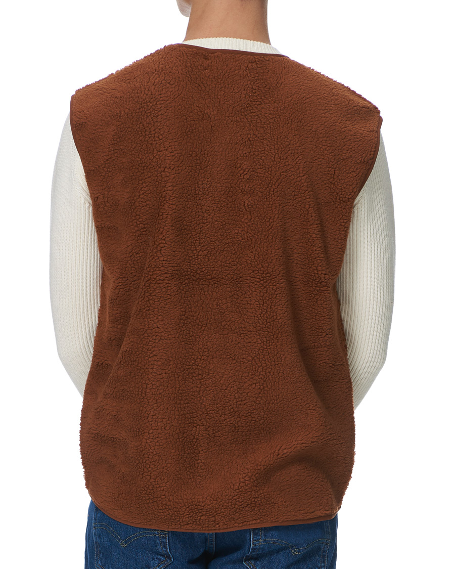 Herren | Pullover | Samsøe Samsøe | Samsøe & Samsøe Frederik Recycled Fleece Vest Caramel Cafe