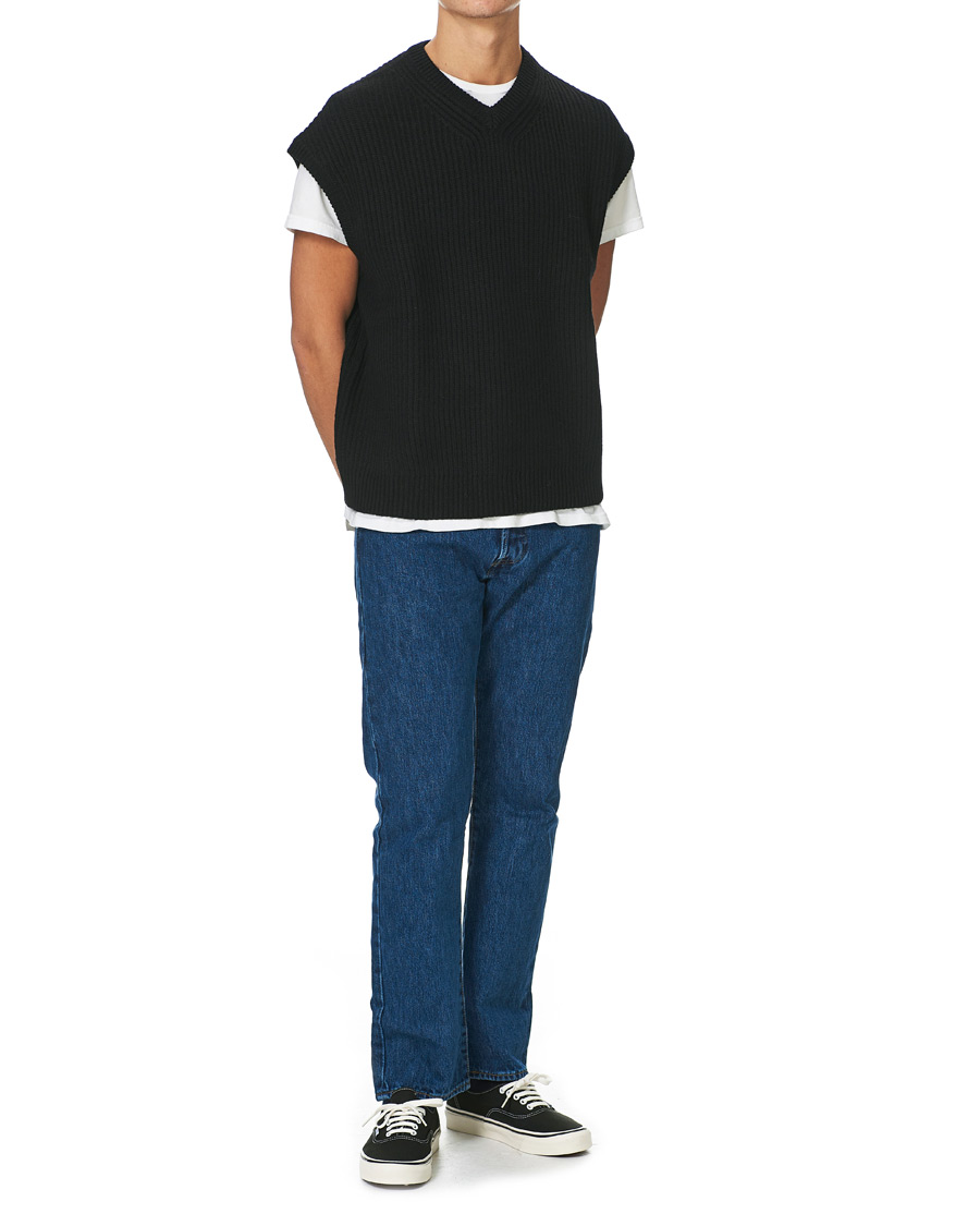 Herren | Pullover | Samsøe Samsøe | Samsøe & Samsøe Anders Knitted Wool Vest Black