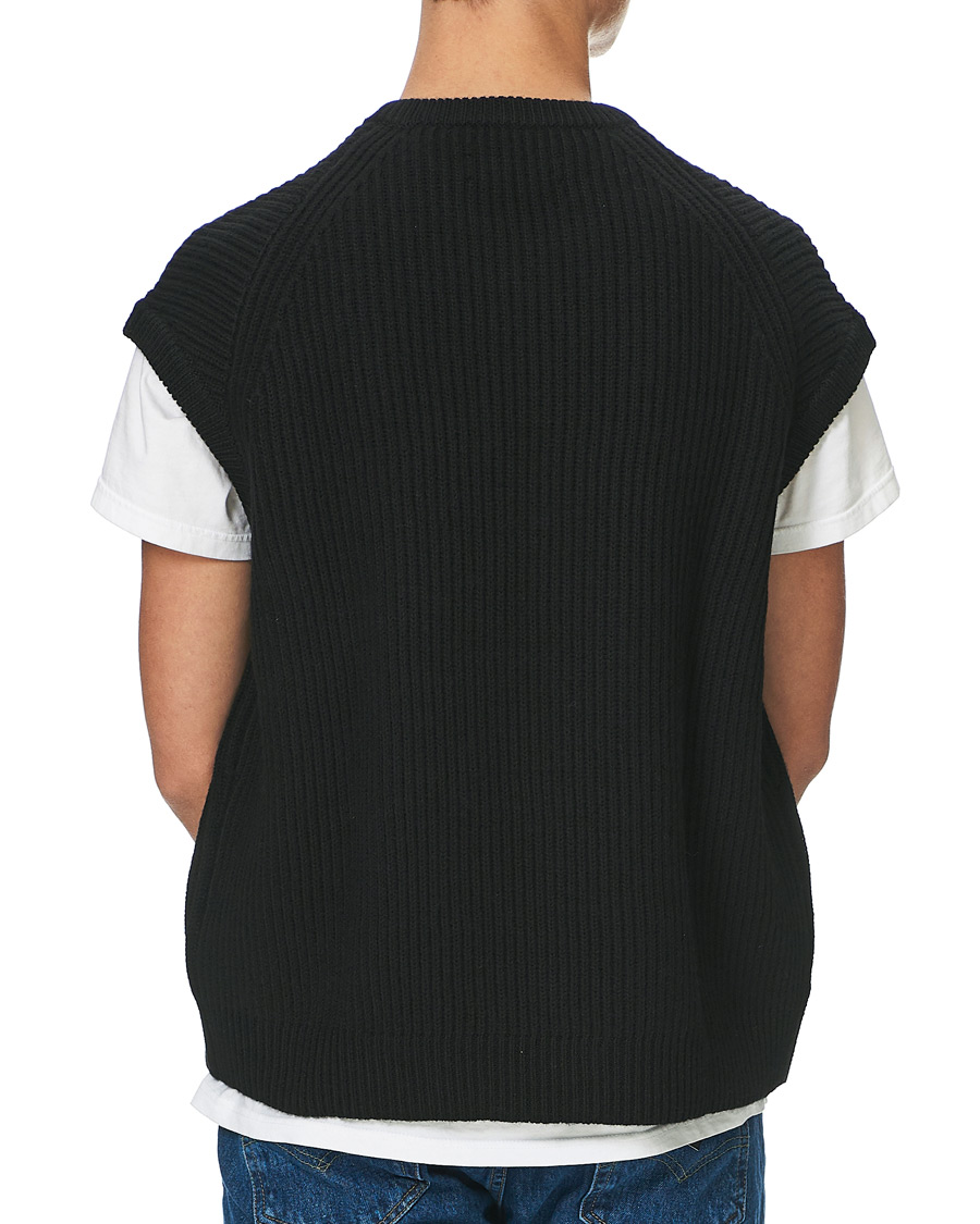 Herren | Pullover | Samsøe Samsøe | Samsøe & Samsøe Anders Knitted Wool Vest Black