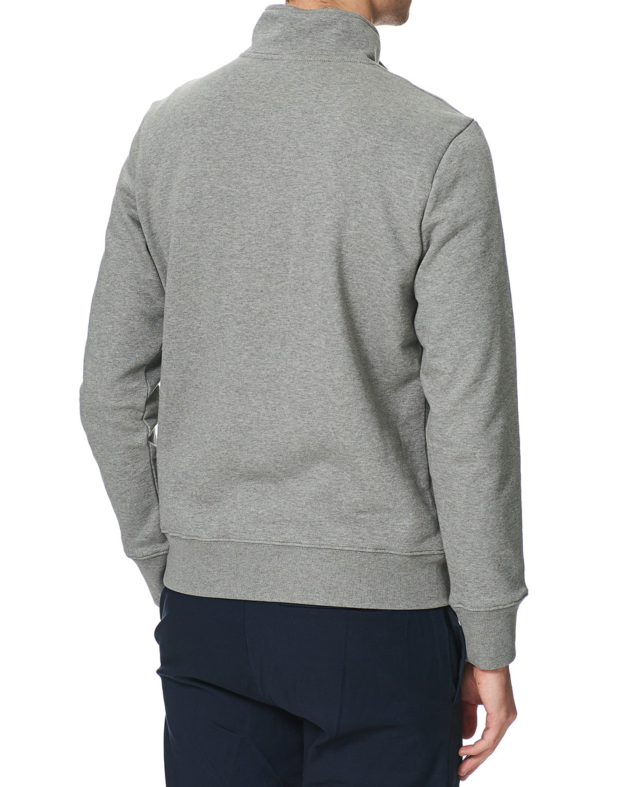 Herren | Pullover | PS Paul Smith | Regular Fit Zebra Half Zip Sweatshirt Grey Melange