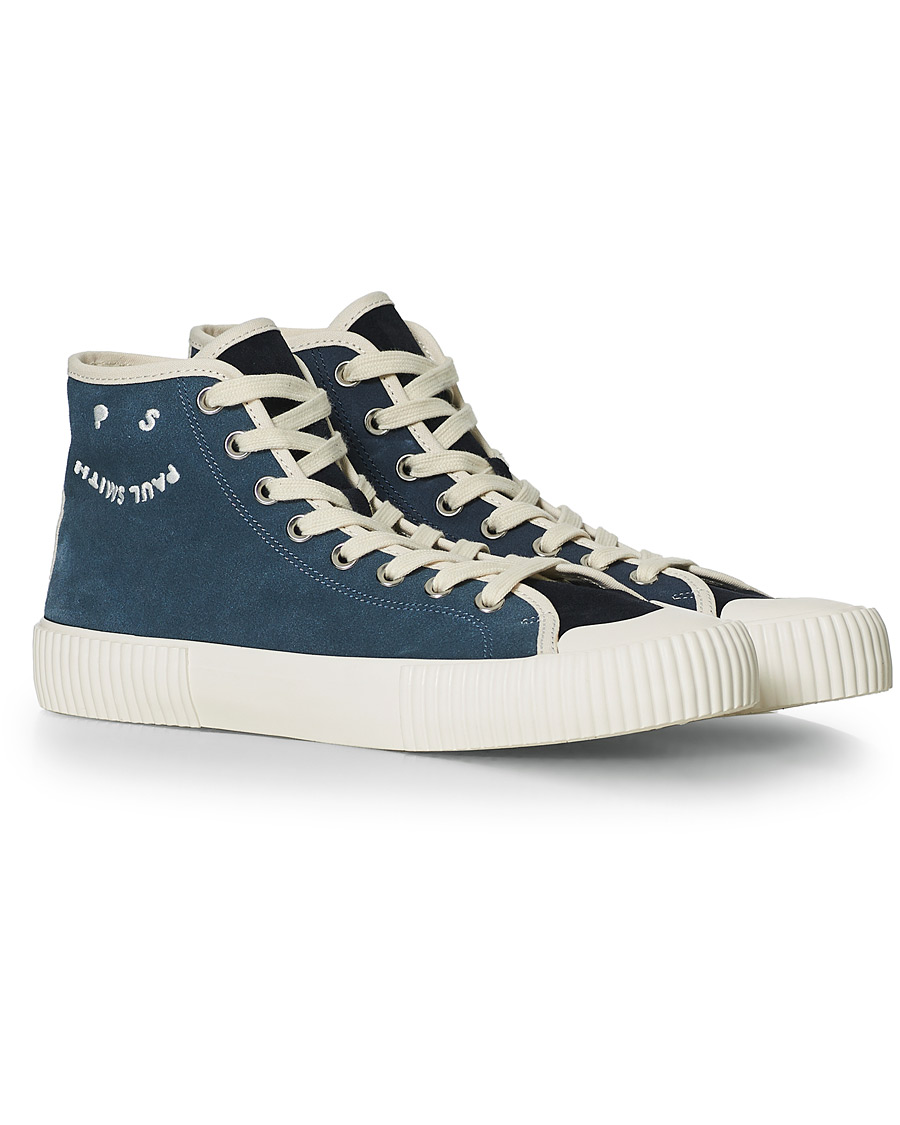 Herren | PS Paul Smith Kibby Canvas High Top Blues | PS Paul Smith | Kibby Canvas High Top Blues