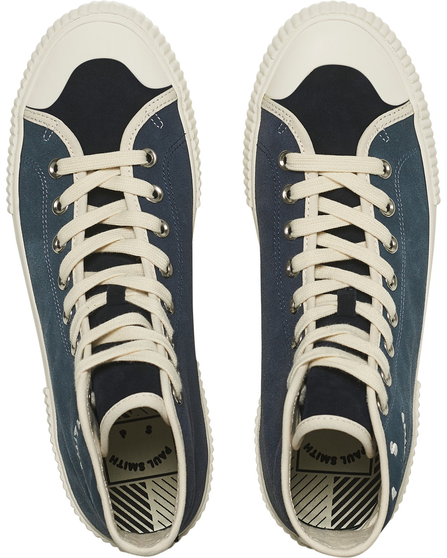 Herren | PS Paul Smith Kibby Canvas High Top Blues | PS Paul Smith | Kibby Canvas High Top Blues