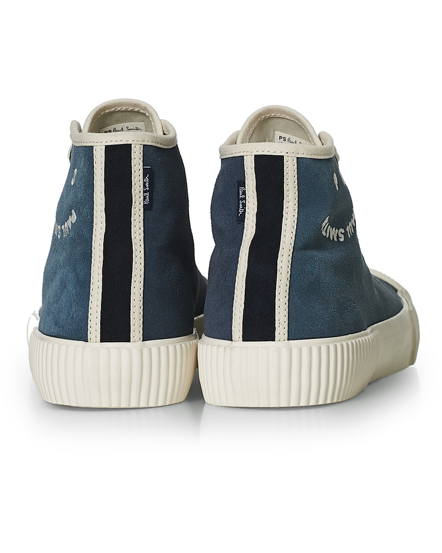 Herren | PS Paul Smith Kibby Canvas High Top Blues | PS Paul Smith | Kibby Canvas High Top Blues