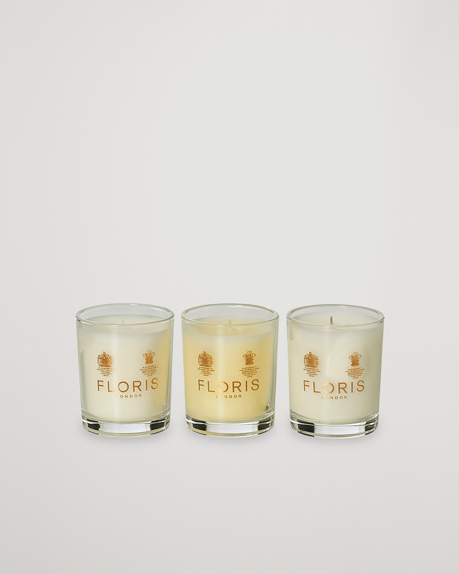 Herren | Duftkerzen | Floris London | Mini Candle Set 3x70g 