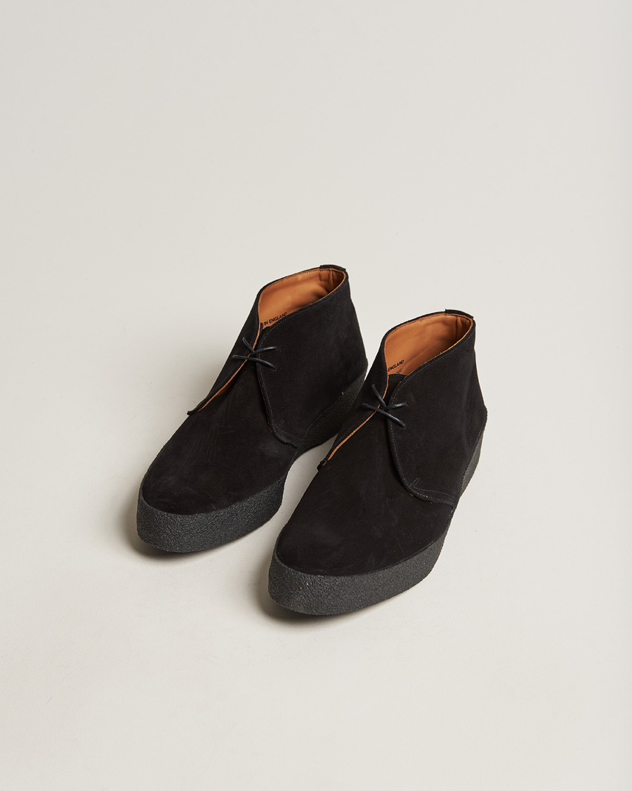 Herren | Wildlederschuhe | Sanders | Joel Chukka Boot Black Suede