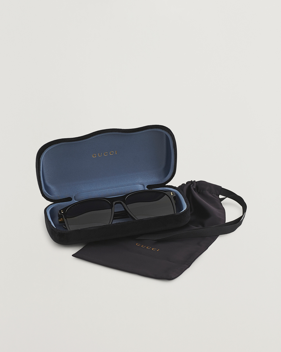 Herren | Gucci GG1041S Sunglasses Black Grey | Gucci | GG1041S Sunglasses Black Grey