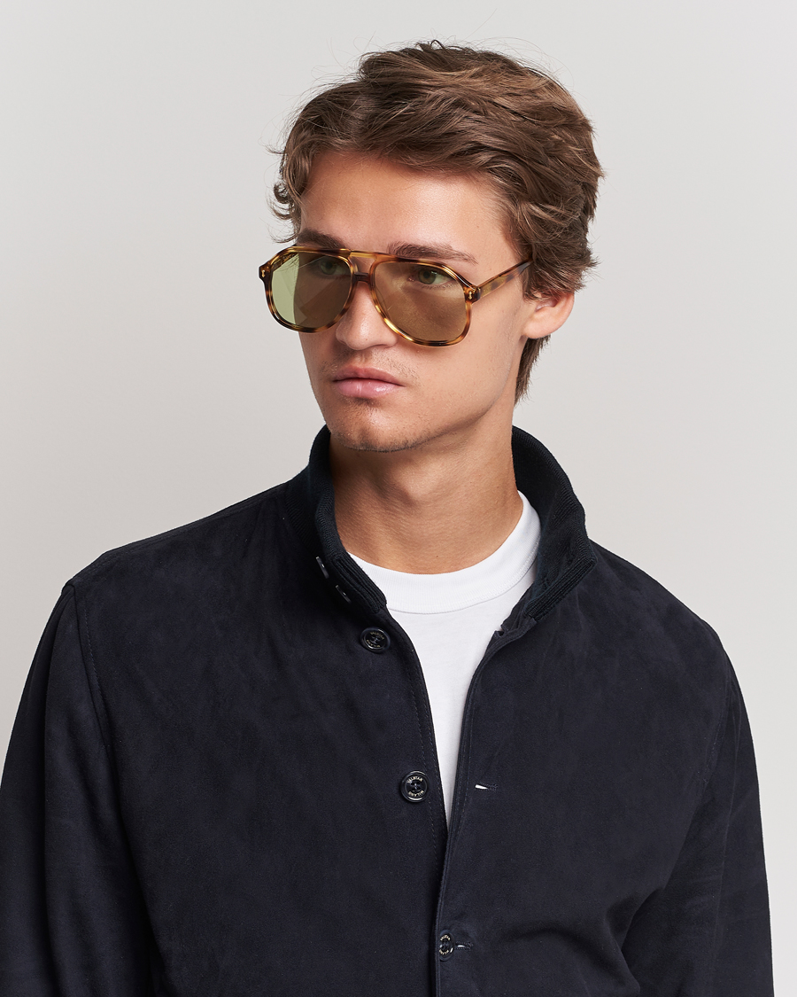 Herren | Gucci GG1042S Sunglasses Havana Green | Gucci | GG1042S Sunglasses Havana Green