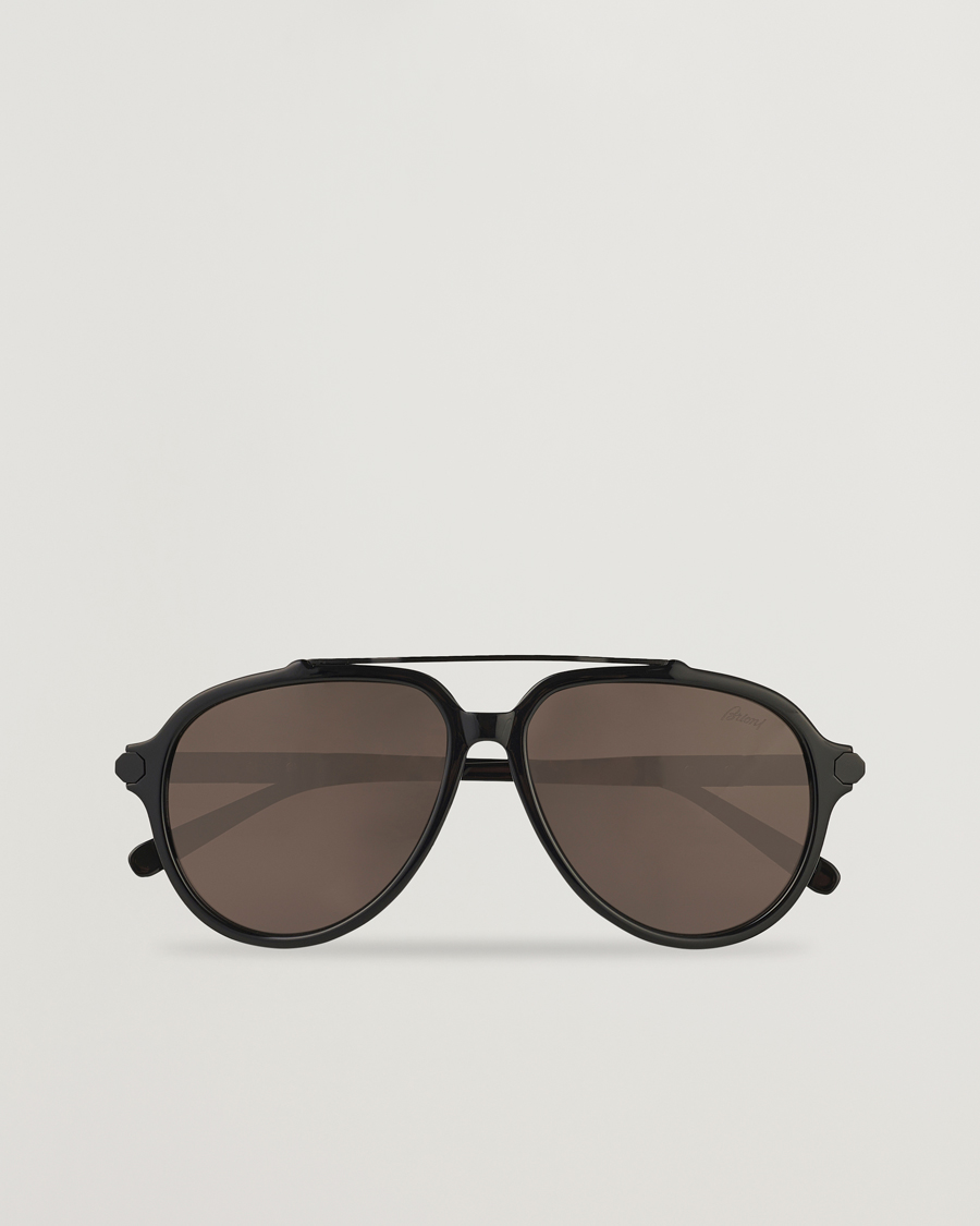 Herren | Brioni BR0096S Sunglasses Black | Brioni | BR0096S Sunglasses Black