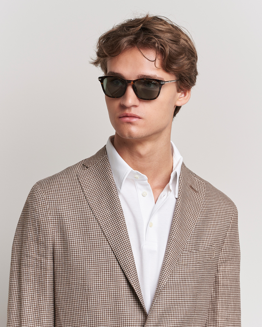 Herren | | Brioni | BR0092S Titanium Sunglasses Havana Green